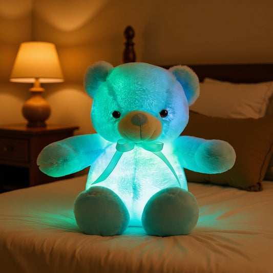 Cool Blue Glow Teddy Bear